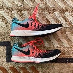 NIKE Pegasus 33 / W9 / Pink & Blue + Superfeet